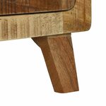 vidaXL Table basse Marron 80 x 54 x 45 cm Bois de manguier brut massif
