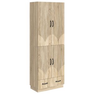 vidaXL Ensemble de Meubles 2 Pièces Chêne Sonoma Bois d'ingénierie