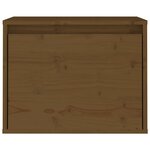 vidaXL Armoire murale Marron miel 45x30x35 cm Bois de pin massif