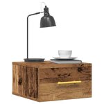 vidaXL Cabinet de chevet Bois ancien 35 x 35 x 20 cm Bois d'ingénierie