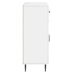 vidaXL Buffet Blanc brillant 66 x 34 5 x 89 5 cm Bois d'ingénierie