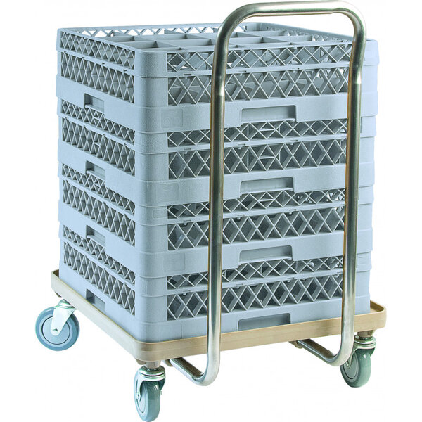 Chariot pour casier de lavage - stalgast -  - acier inoxydable 540x540x960mm