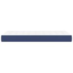 vidaXL Matelas à ressorts ensachés pour enfants bleu 80x160 cm tissu