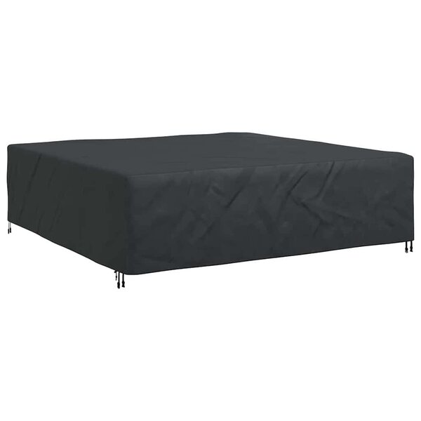 vidaXL Housse pour mobilier d'extérieur Noir 260 x 260 x 70 cm 600D
