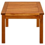vidaXL Table basse de jardin 90x50x36 cm Bois solide d'acacia