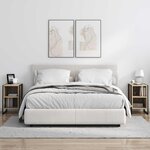 vidaXL Table de chevet Sonoma 39.5 x 30 x 50 cm Bois d'ingénierie