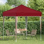 vidaXL Tente de fête pop-up 195 x 195 x 245 cm Bordeaux Tissu Oxford