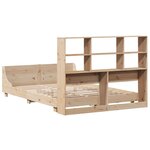 vidaXL Cadre de lit sans matelas 135x190 cm bois de pin massif