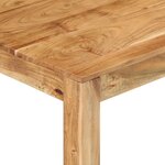 vidaXL Table basse 80x80x40 cm Bois d'acacia massif
