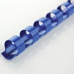 Gbc ensemble d'anneaux de reliure combbind 14 mm bleu