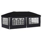 vidaXL Tente de fête pop-up 575 x 288 x 245 cm Anthracite