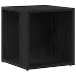 vidaXL Étagères d'angle Chêne noir 33 x 33 x 34.5 cm Bois d'ingénierie