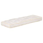 vidaXL Coussin de canapé palette Beige 120x40x7 cm