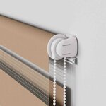 vidaXL Store zèbre marron sable largeur du tissu 130 9 cm polyester
