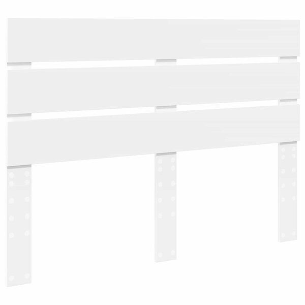 vidaXL Tête de lit Blanc 150 cm Bois d'ingénierie