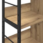 vidaXL Étagère Chêne artisanal 82 x 32 x 112 cm Bois d'ingénierie