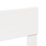 vidaXL Cadre de lit sans matelas blanc 160x200 cm bois de pin massif