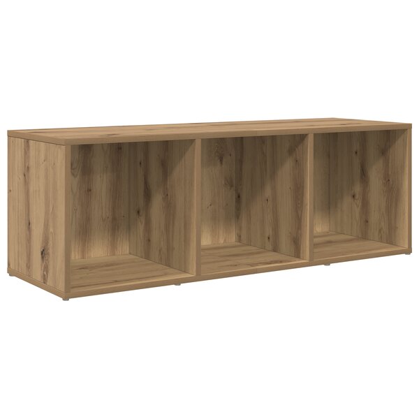 vidaXL Meuble TV avec stockage chêne artisanal Bois d'ingénierie