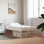 vidaXL Matelas en mousse blanc 80x210 cm dureté H2 H3