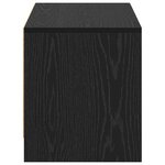 vidaXL Meuble TV Chêne noir 90 x 35 x 40 cm Bois d'ingénierie