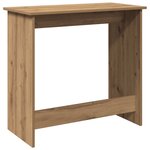 vidaXL Bureau chêne artisanal 80x40x75 cm bois d'ingénierie
