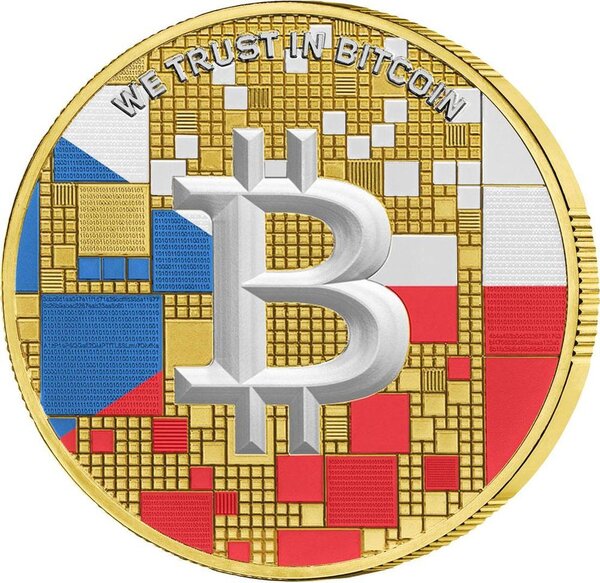 Pièce de monnaie en Argent 1000 Satoshi g 21 Millésime 2026 Bitcoin Nations CZECH REPUBLIC