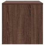 vidaXL Tables gigognes 3 Pièces Chêne marron Bois d'ingénierie