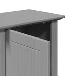 vidaXL Armoire murale de salle de bain BODO gris 44x30x60 cm
