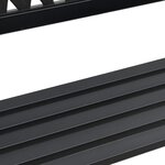 vidaXL Banc de jardin Noir 120 cm Acier