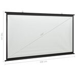 Vidaxl écran de projection 100" 4:3