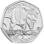 Royaume-Uni T-REX - 50 Pences 2024 BU