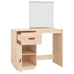 vidaXL Coiffeuse 95x50x134 cm Bois de pin massif