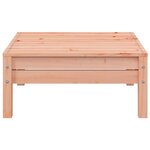 vidaXL Canapé de jardin 3 places avec repose-pied bois massif douglas