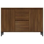 vidaXL Buffet Chêne marron 102x35x70 cm Bois d'ingénierie