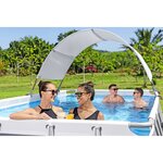 Bestway Auvent de piscine hors sol Blanc