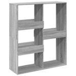 vidaXL Bibliothèque/Séparateur de pièce sonoma gris 100x33x115 cm