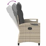 vidaXL Banc de jardin avec oreiller 105 x 60 x 112 cm acier