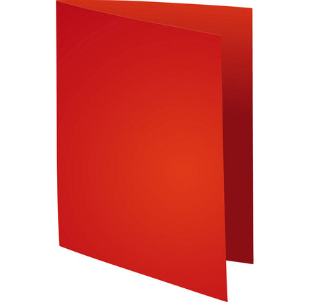Paquet de 100 sous chemises 80g FLASH format A4 100% RECYCLE rouge EXACOMPTA