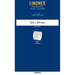 Bandes double soudure 265 x 140 mm pour blocs  carnets de timbres. Fond - Transparent