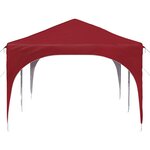 vidaXL Tente de fête pop-up 575 x 288 x 245 cm Bordeaux Tissu Oxford