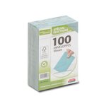 Paquet de 100 enveloppes élection recyclées bleues 90x140 75 g/m² gpv