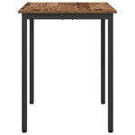 vidaXL Table de salle à manger / Table de repas MÉTAL