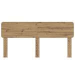 vidaXL Tête de lit Chêne artisanal 200 cm Bois d'ingénierie