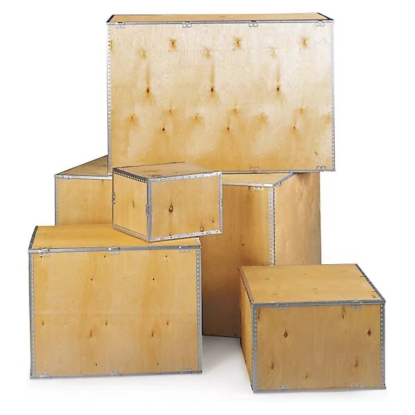 Caisse bois contreplaqué 38x28x28 cm