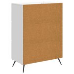 vidaXL Buffet Blanc 66 x 34 5 x 90 cm Bois d'ingénierie