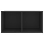 vidaXL Meubles TV 2 Pièces Gris 72x35x36 5 cm Aggloméré