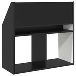 vidaXL Bibliothèque pour enfants Noir 72 5 x 29 5 x 69 cm