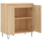 vidaXL Buffet Chêne sonoma 60x35x70 cm Bois d'ingénierie