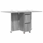 vidaXL Table à dîner 2 Pièces 140 x 80 x 77 cm Bois d'ingénierie