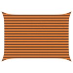 vidaXL Voile d'ombre Orange et marron 2 5 x 3 5 m